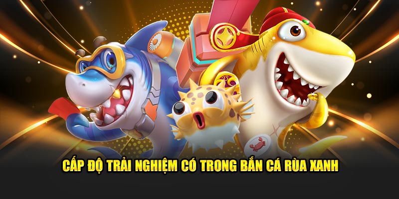 Cấp độ trải nghiệm có trong bắn cá rùa xanh