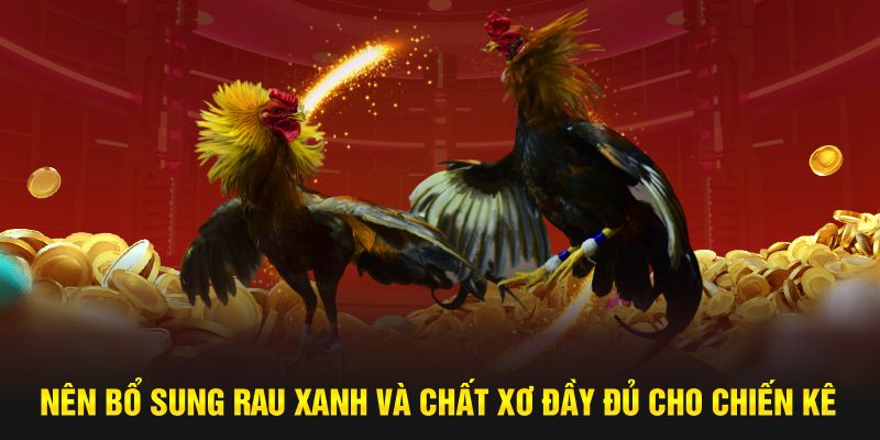 Nên bổ sung rau xanh và chất xơ đầy đủ cho chiến kê